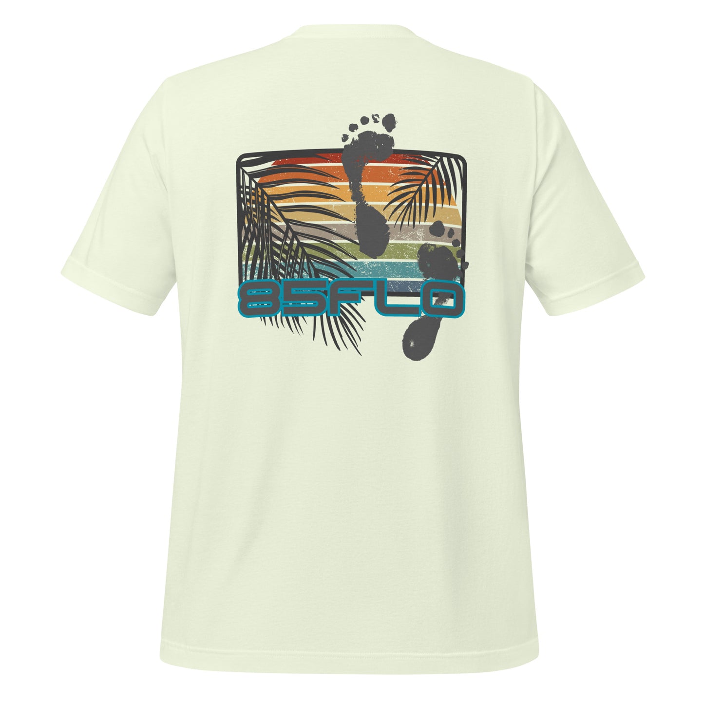 85FLO Foot Print Unisex t-shirt