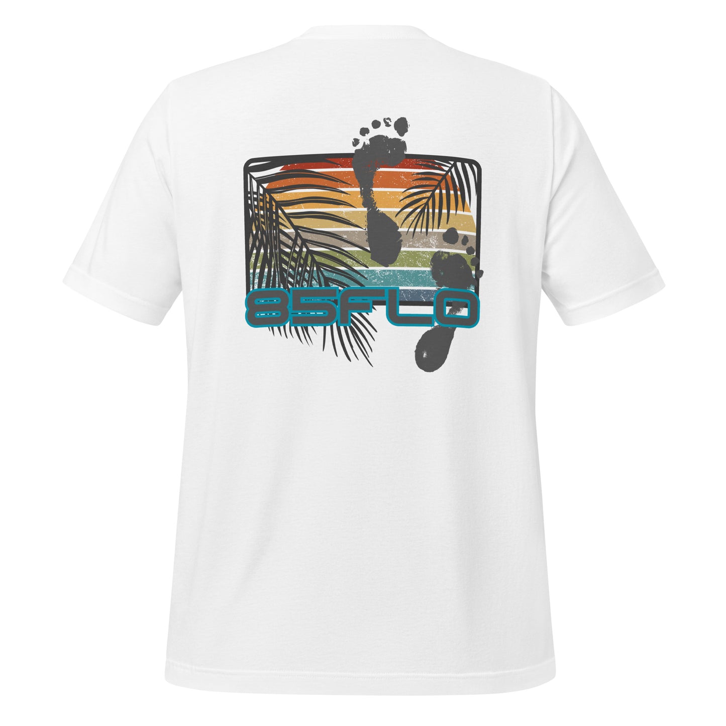 85FLO Foot Print Unisex t-shirt